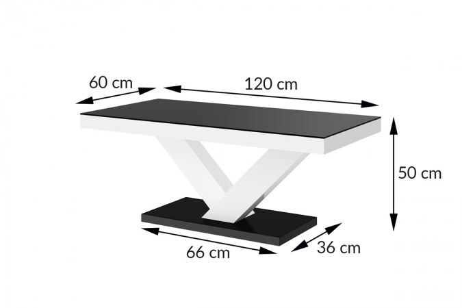 VICTORIA MINI coffee table (high gloss/super matt)